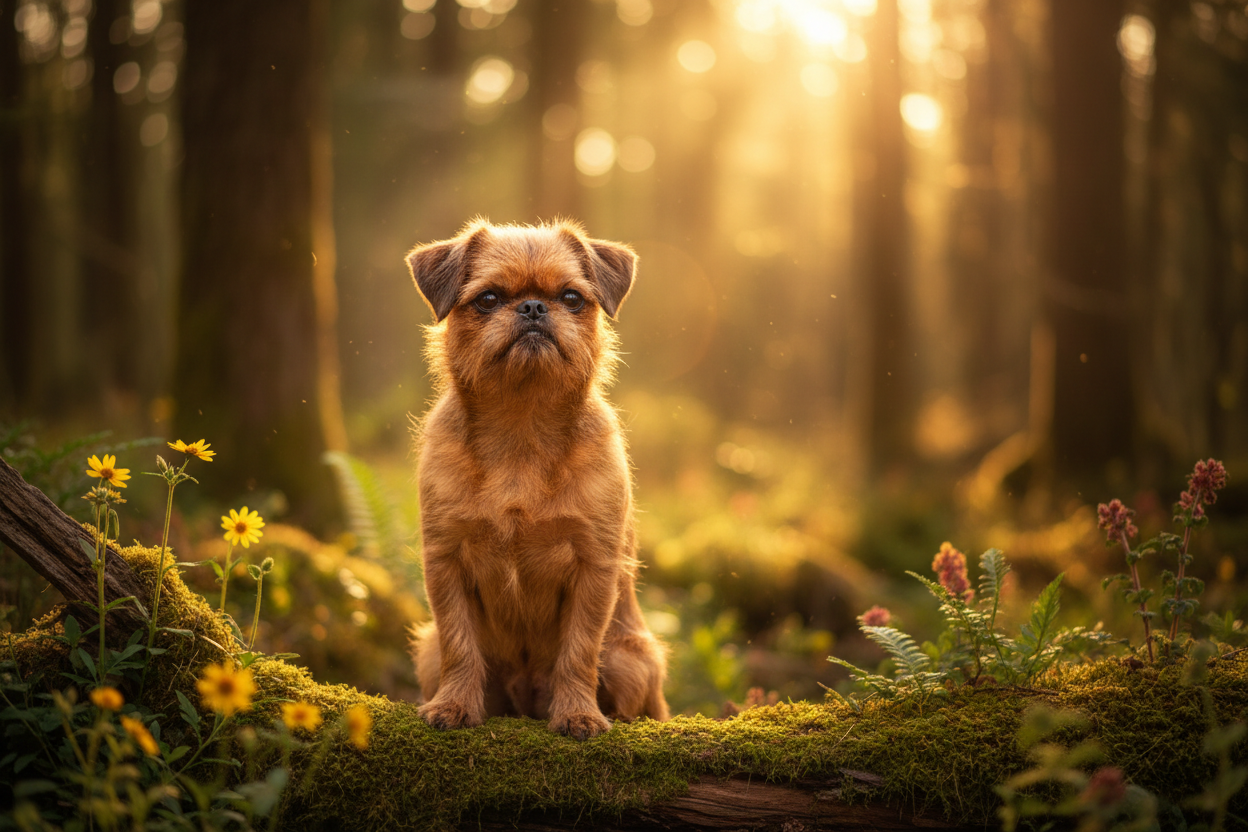 Brussels Griffon in Nature